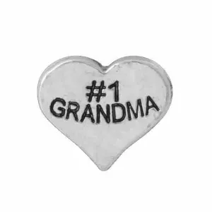 #1 Grandma Floating Charms For Glass Living Memory Lockets