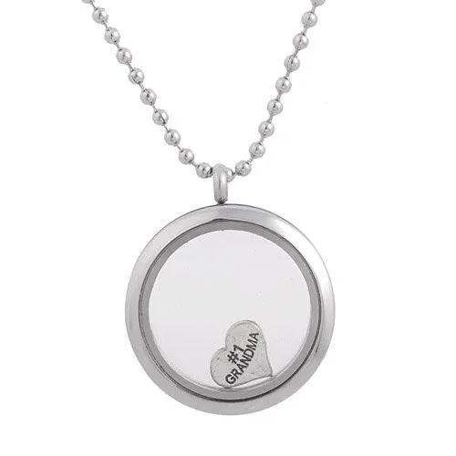 #1 Grandma Floating Charms For Glass Living Memory Lockets
