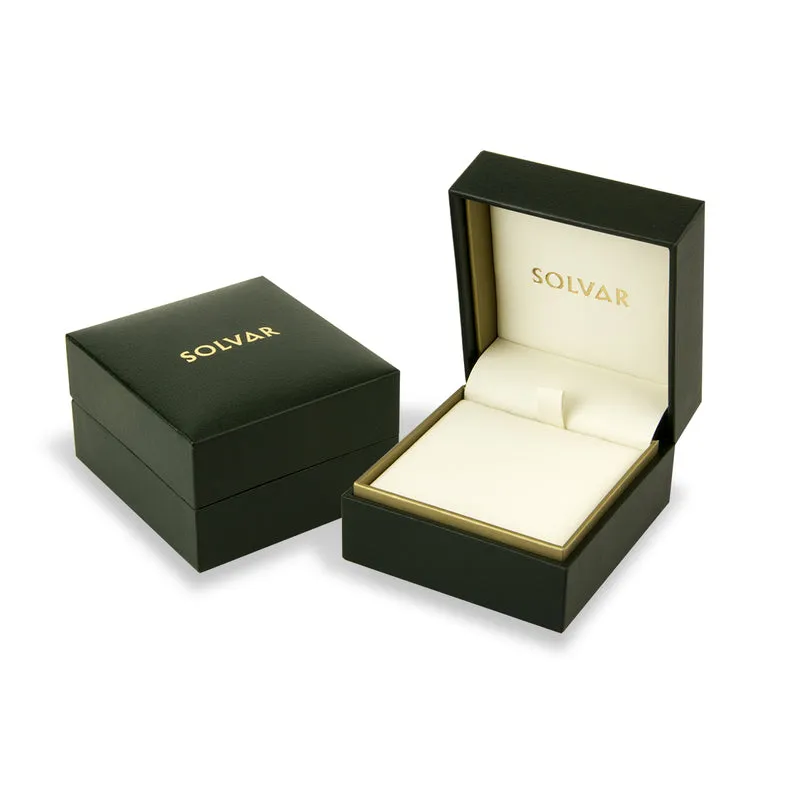 10k Gold Diamond Claddagh Earrings