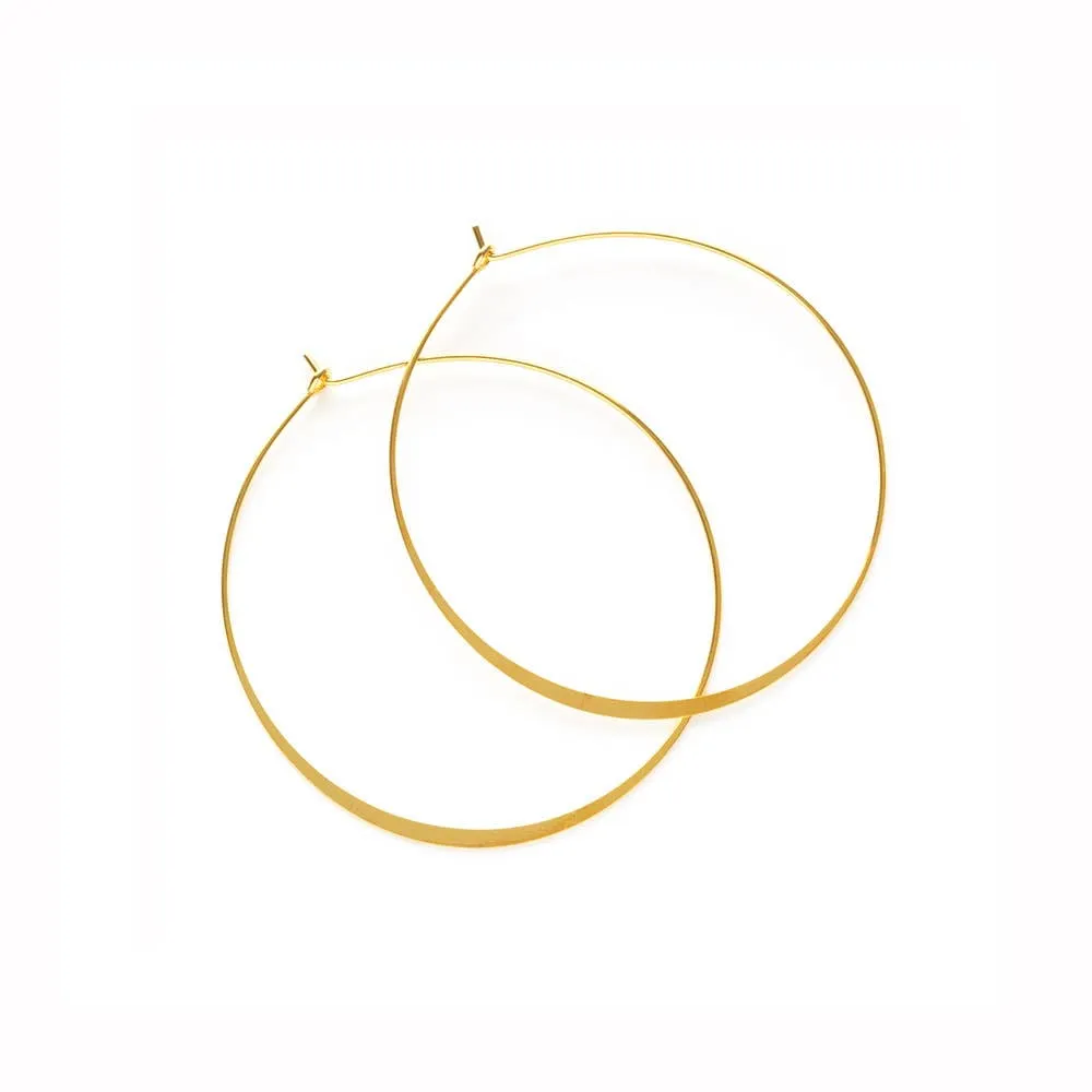 1.5" Classic Hoops - GOLD
