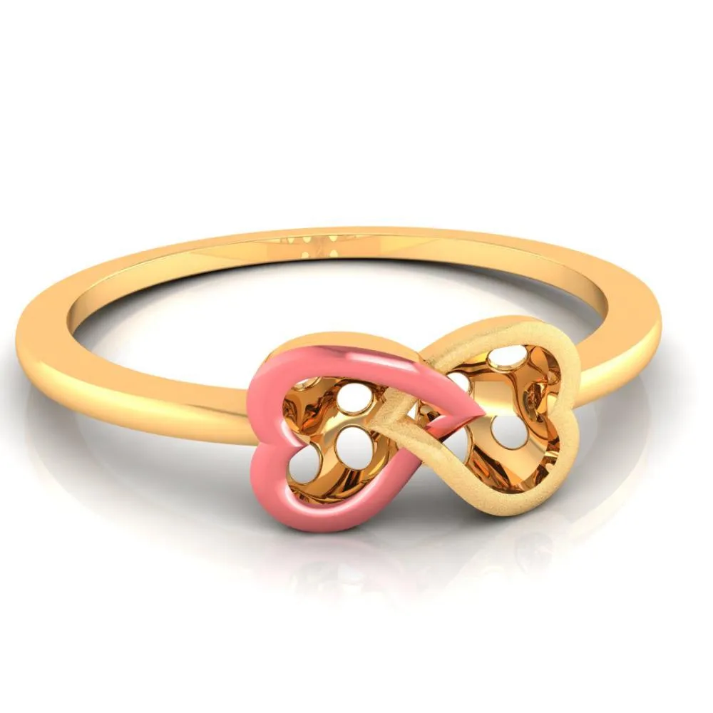 18k Love Loop Gold Ring