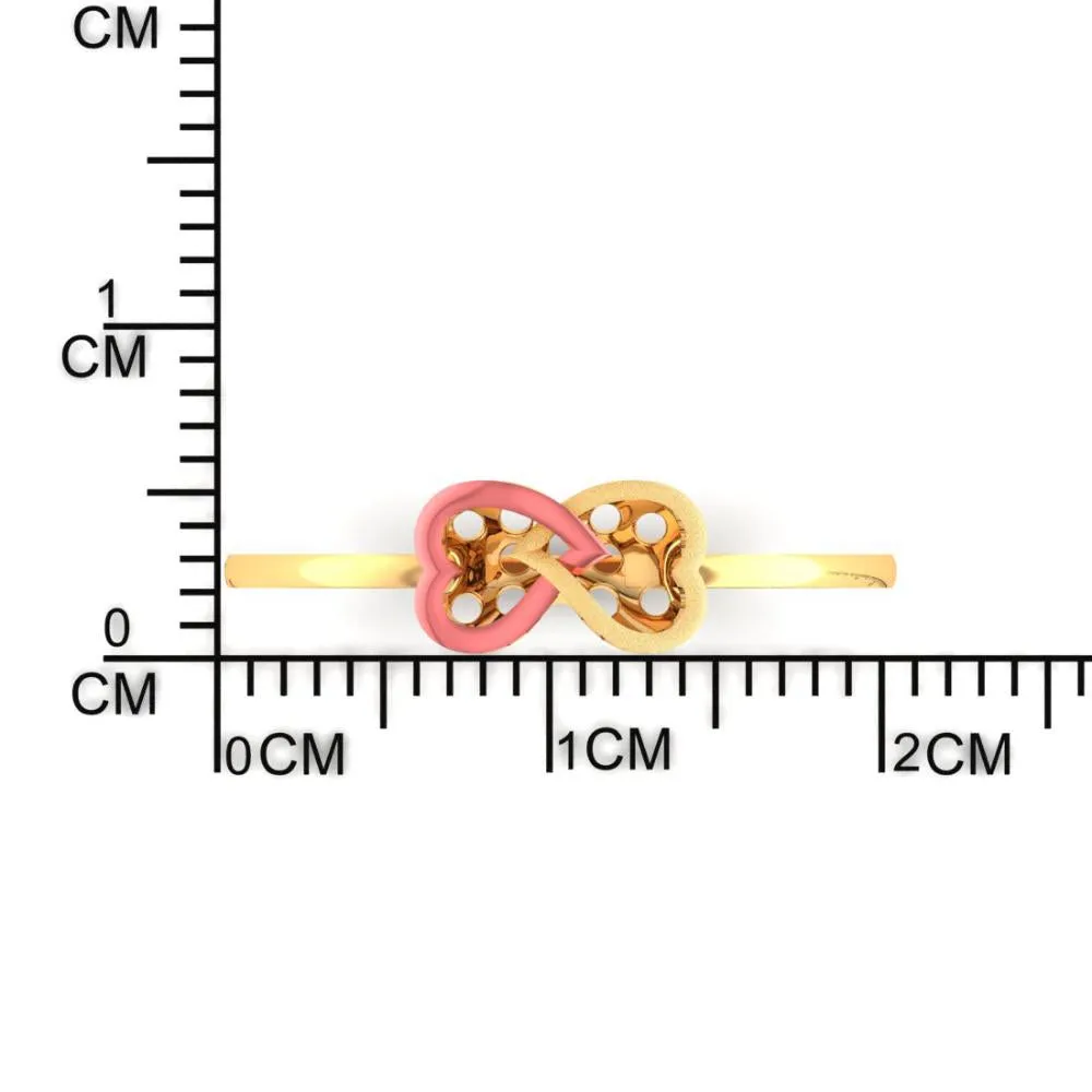 18k Love Loop Gold Ring