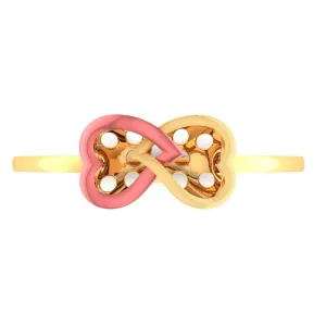 18k Love Loop Gold Ring