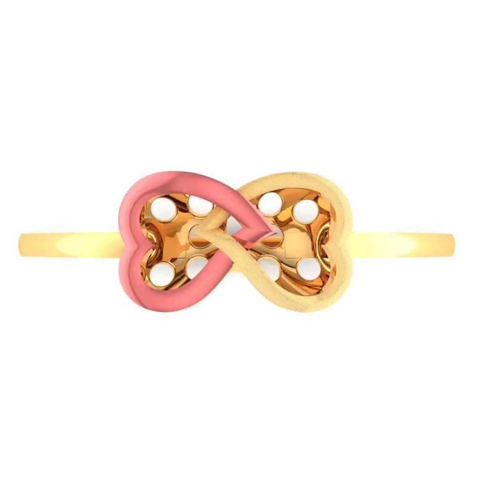 18k Love Loop Gold Ring