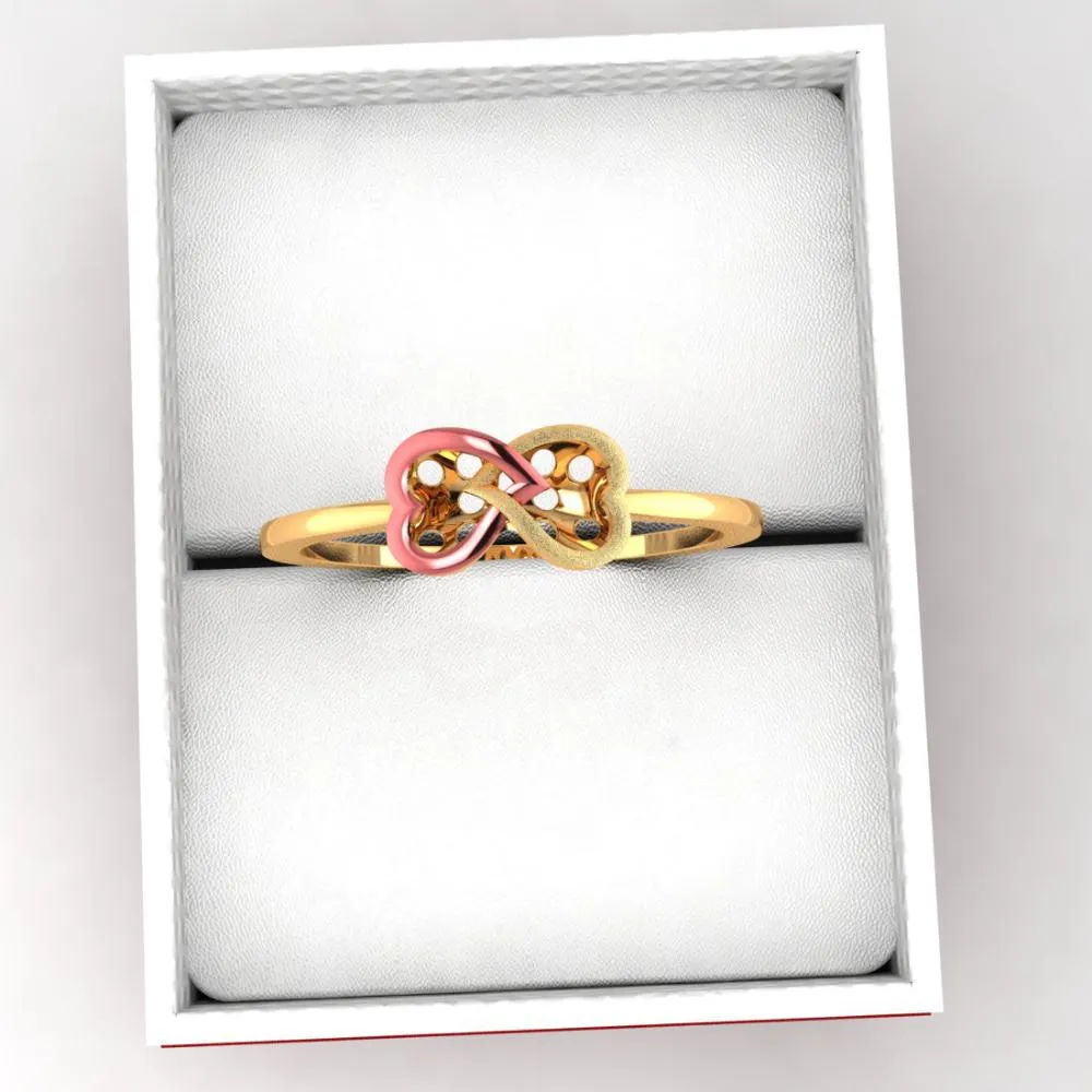 18k Love Loop Gold Ring