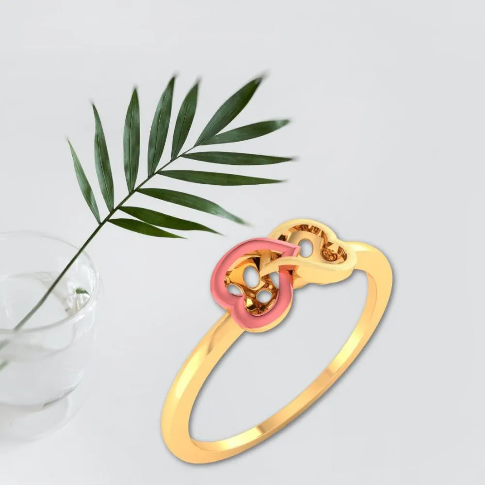 18k Love Loop Gold Ring