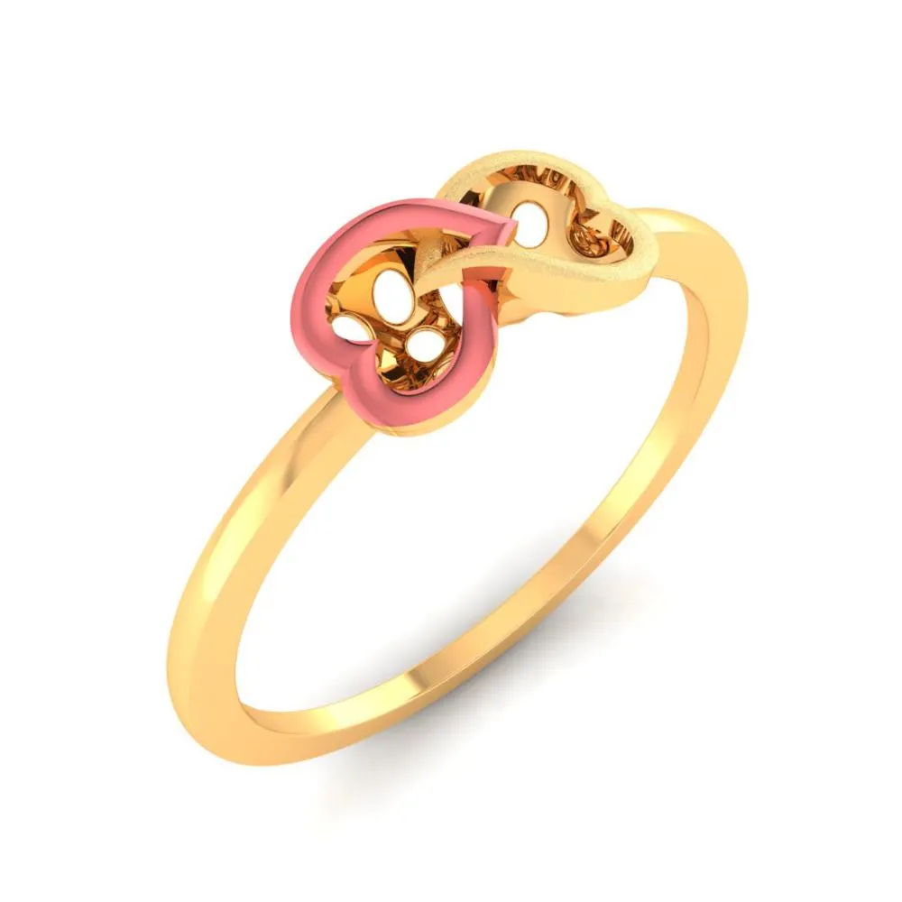 18k Love Loop Gold Ring