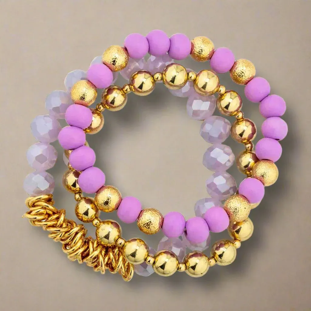 30A Gianna Bracelet Set (Lavender)