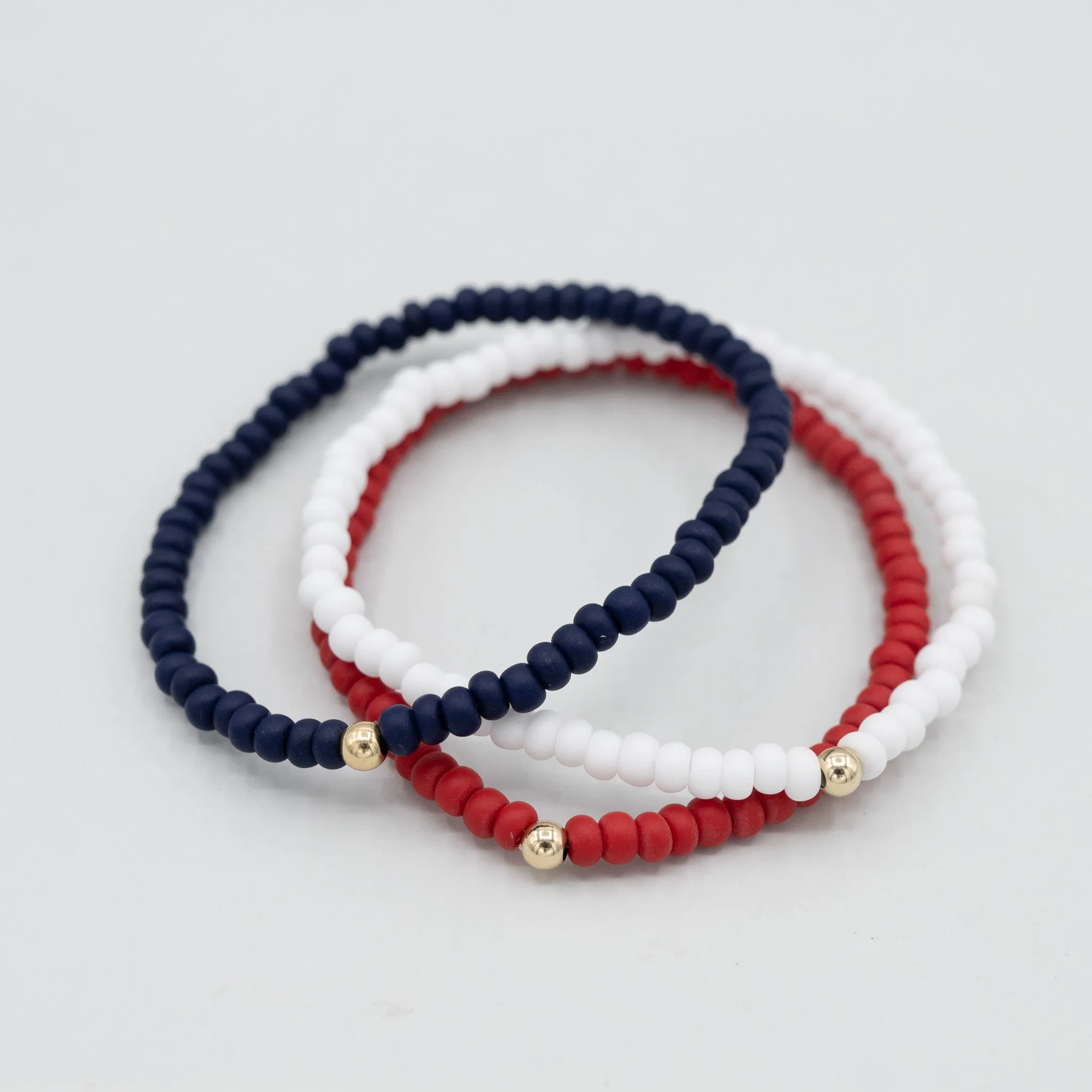 4mm Game Day Bracelet & Stacker Set