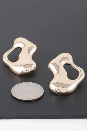 Abstract Modern Puddle Earrings