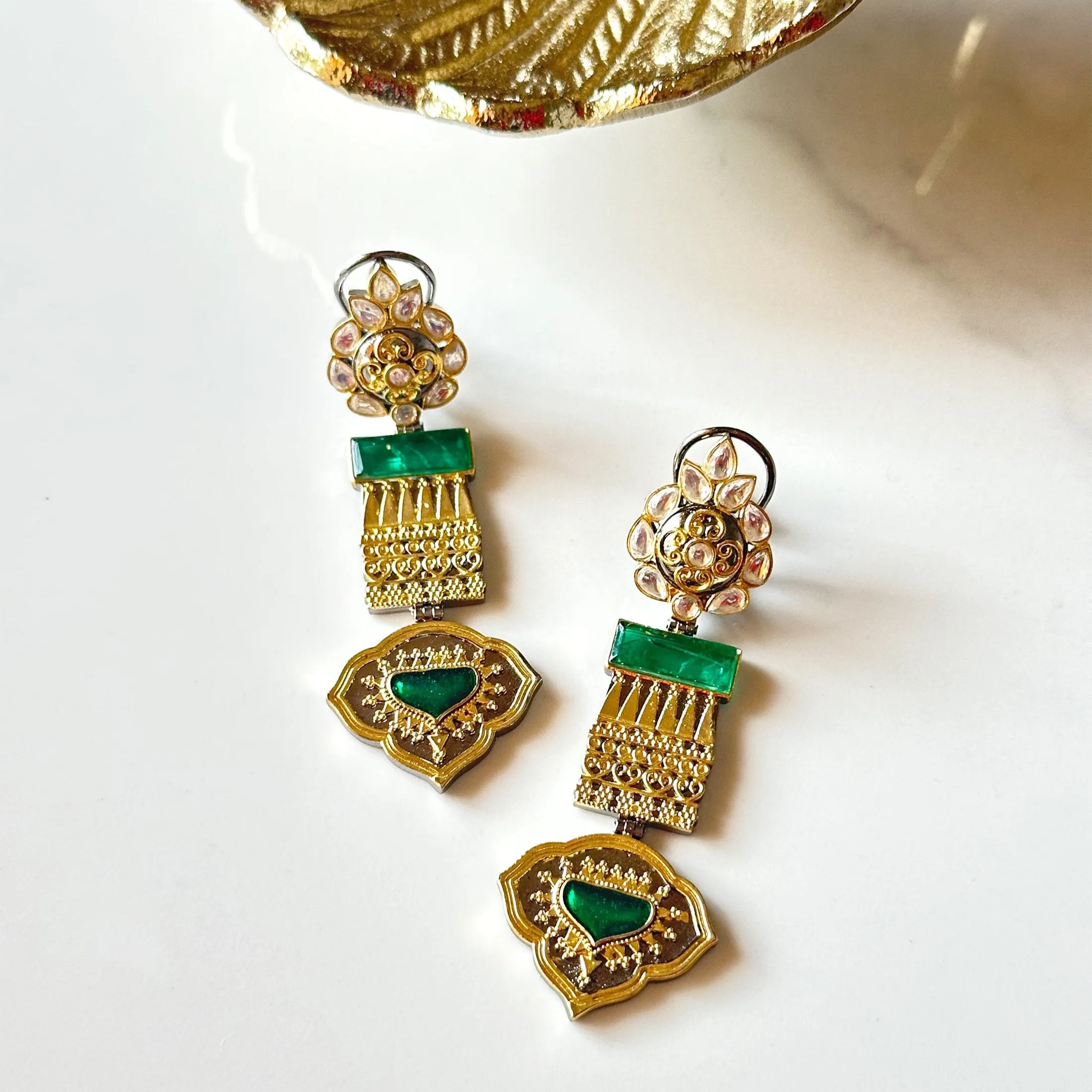 Asfi Filigree Gold Earrings