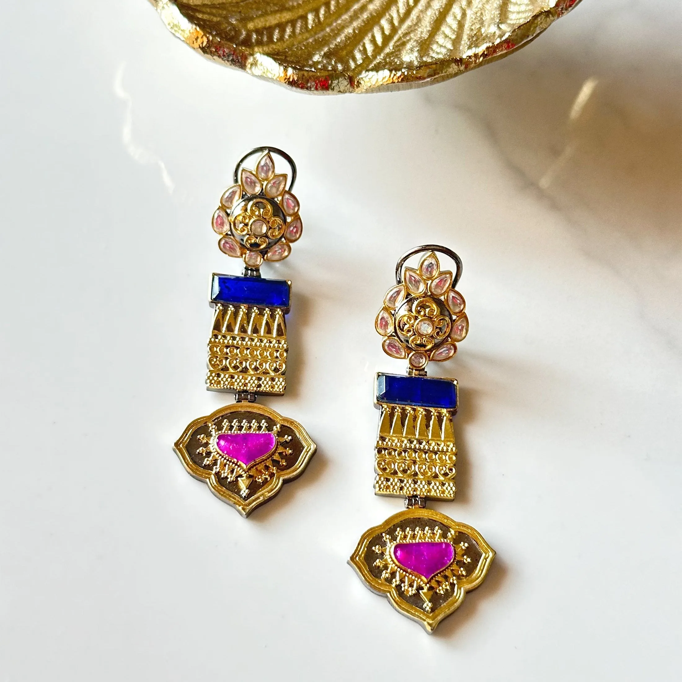 Asfi Filigree Gold Earrings