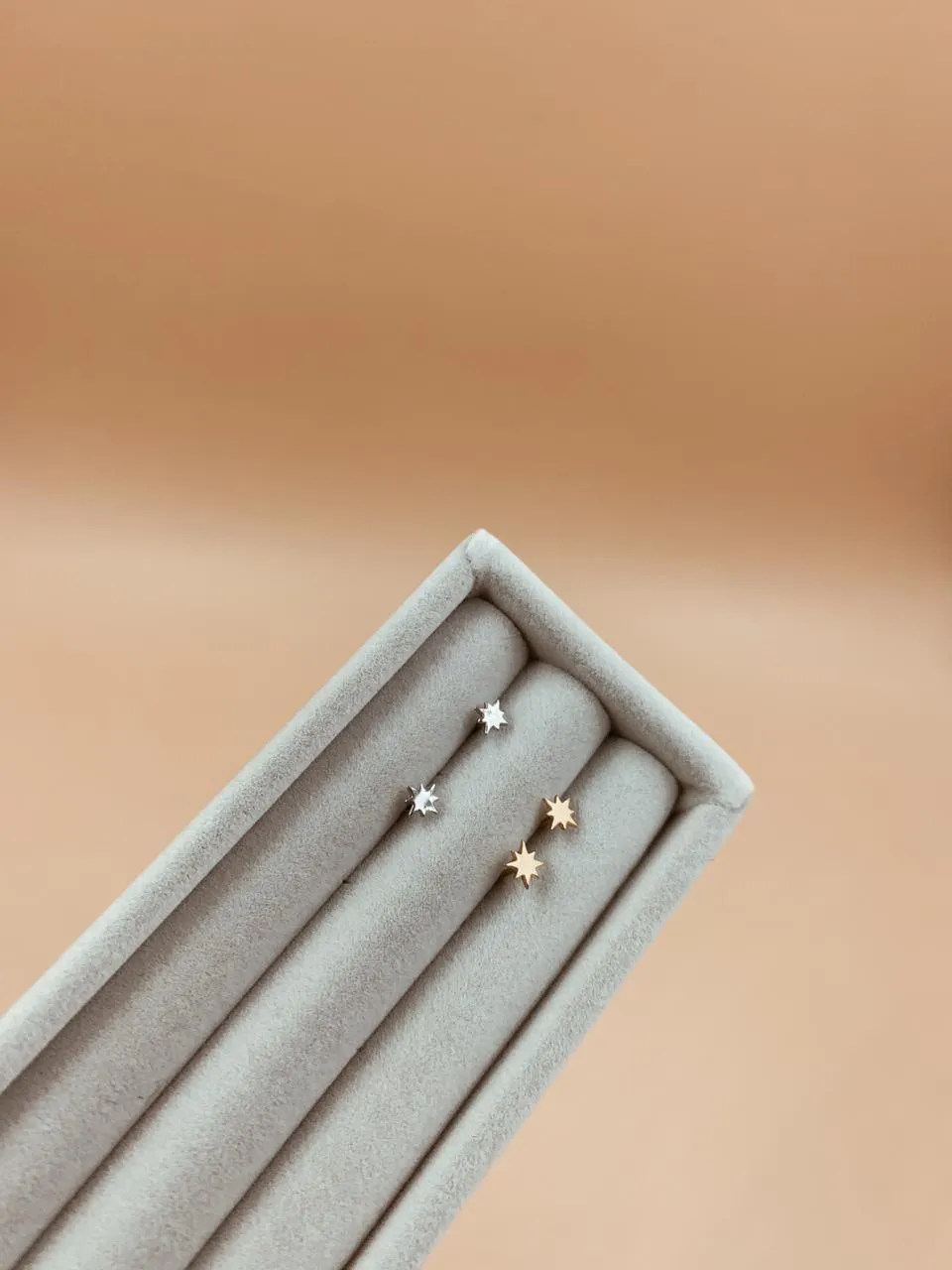 Baby Polaris North Star Studs | 18kt Solid Gold