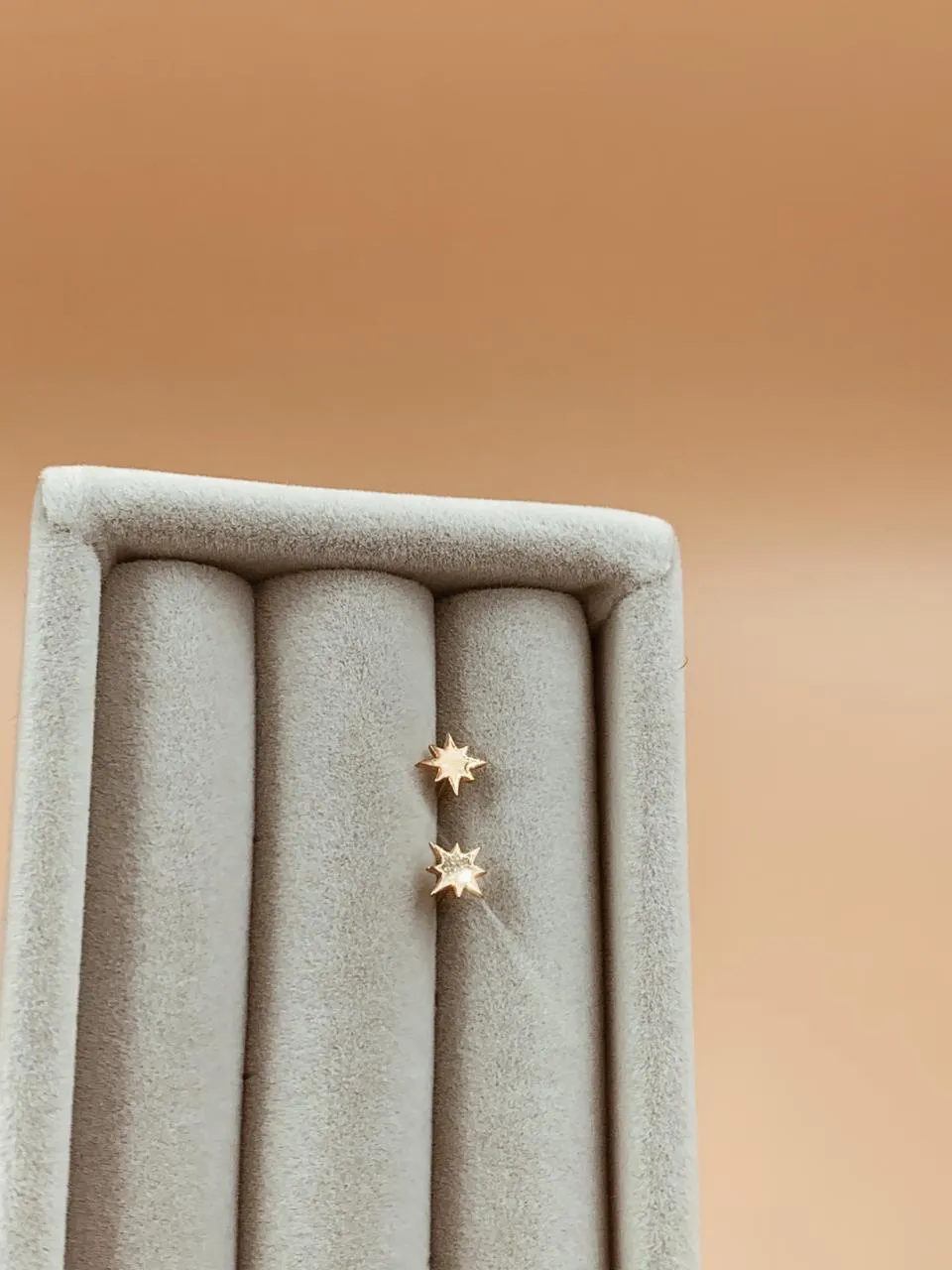 Baby Polaris North Star Studs | 18kt Solid Gold