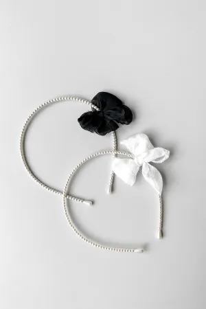 BEADED HEADBAND WITH BOW