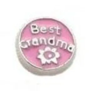 Best Grandma Floating Charm