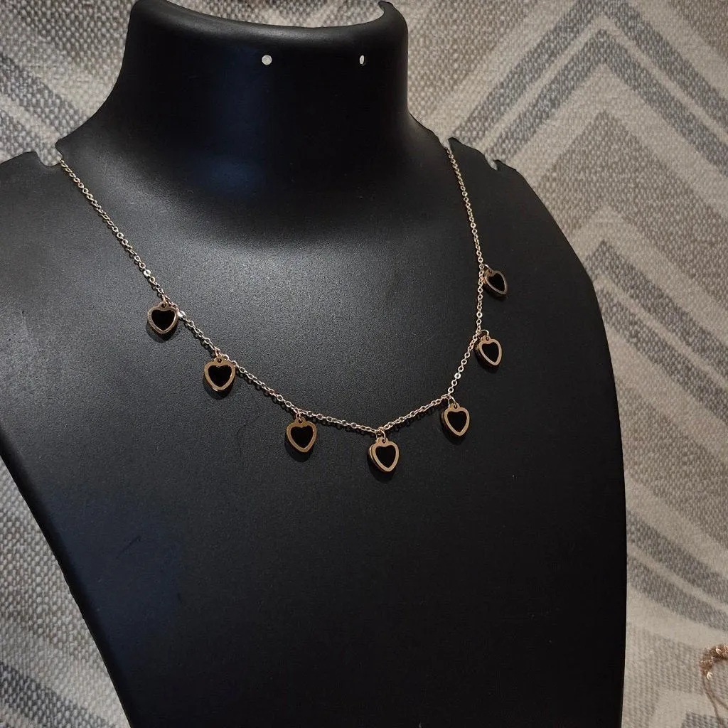 Bold hearts chain for her