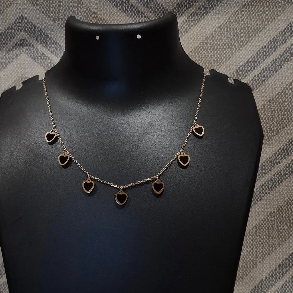 Bold hearts chain for her