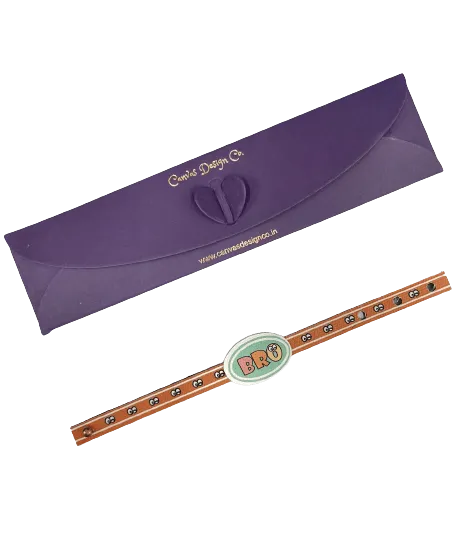 Canvas Design Bro Circle Multicolour Rakhi/Band For Kids Ages 3-12 Years
