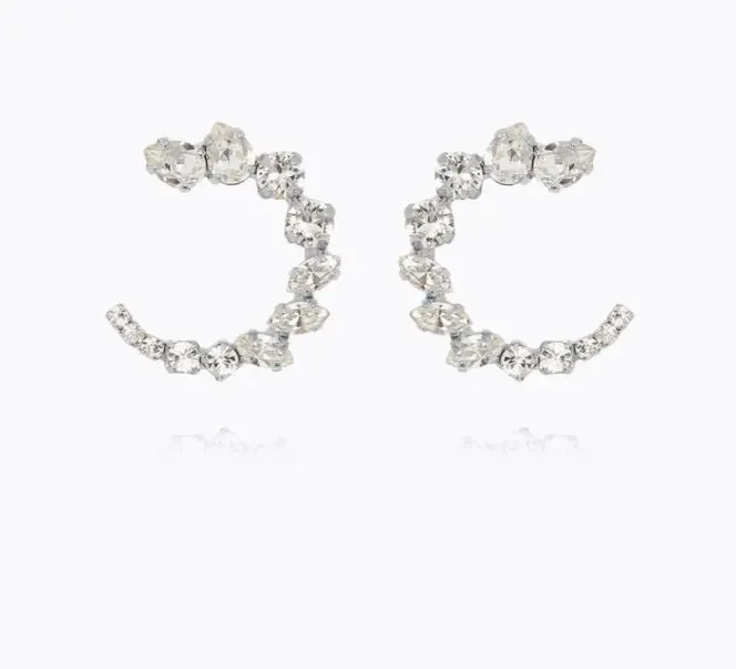 Caroline Svedbom Mini Angie Earrings Rhodium