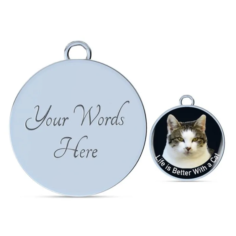Cat Bangle Bracelets - Life Is Better With A Cat