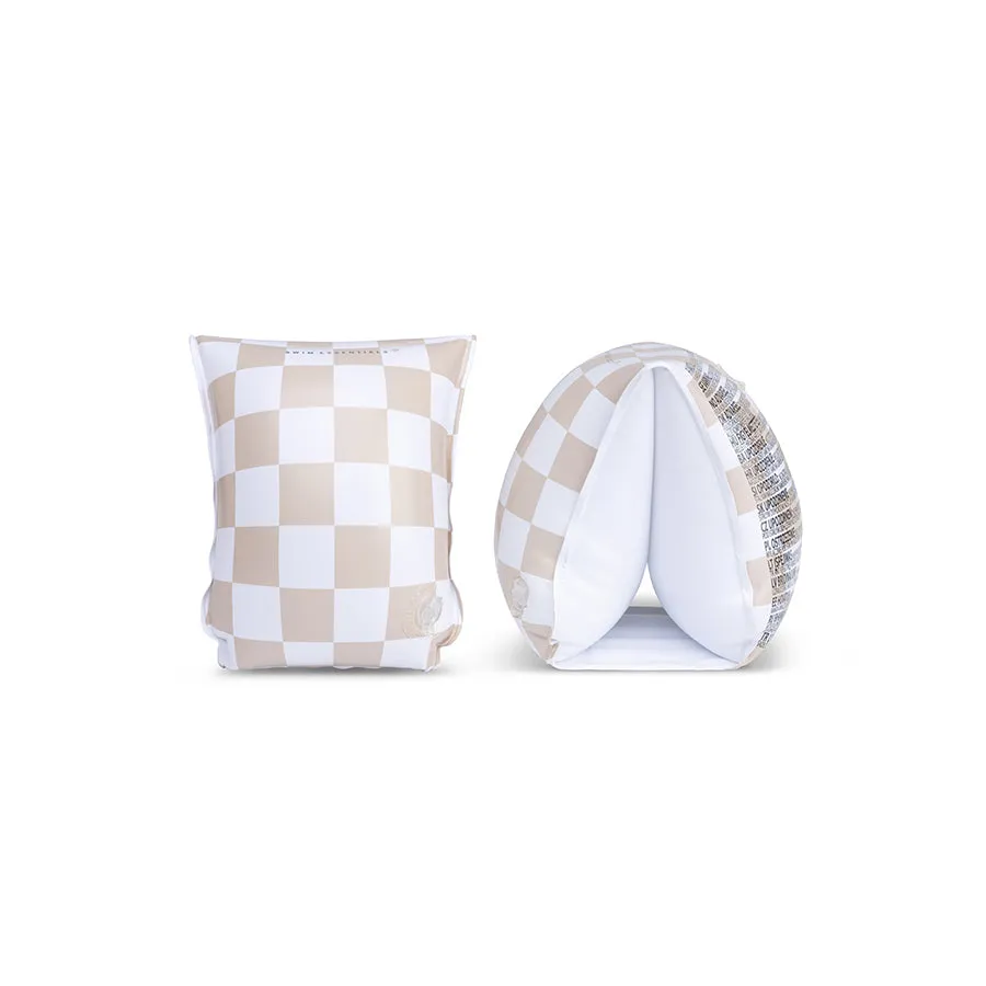 Checkmate | Beige Swim Arm Bands 2-6 years