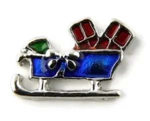 Christmas Sleigh Floating Charm