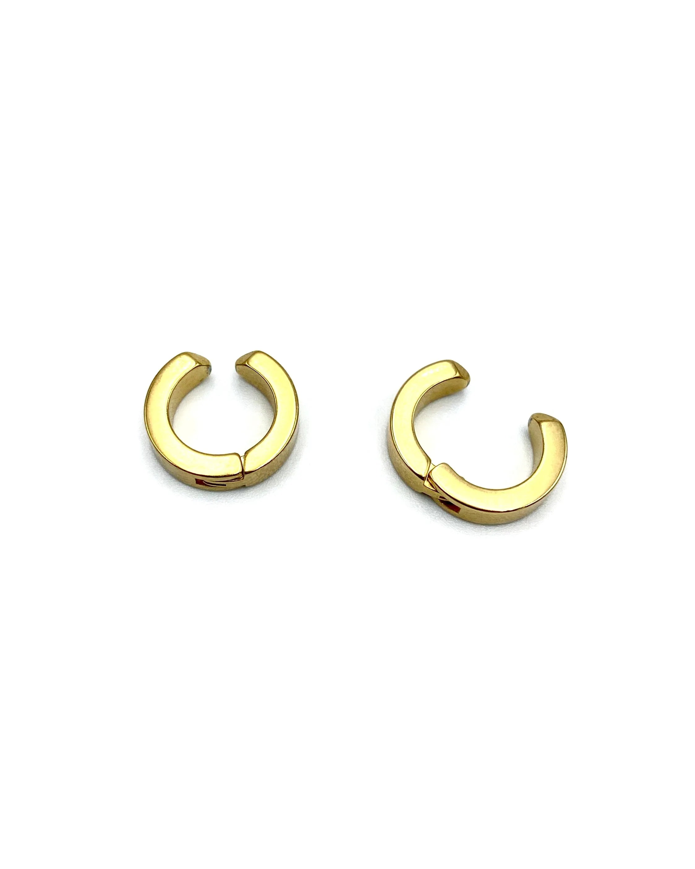 CLASP HOOP CUFF EARRINGS