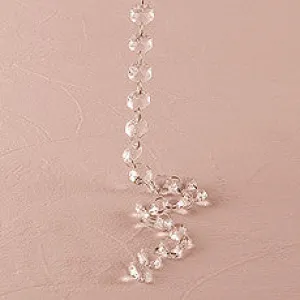 CLEAR CRYSTAL BEADED GARLAND