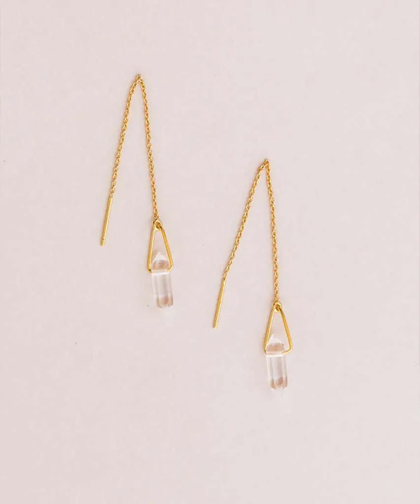 Clear Quartz Threaders