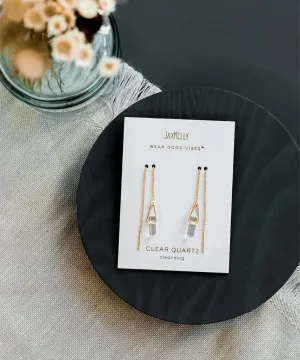 Clear Quartz Threaders