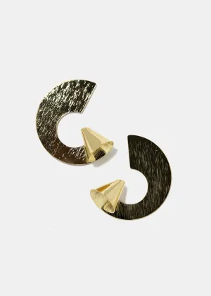 Cone Semi Circle Earrings