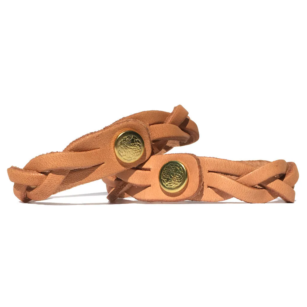 Couples Leather Bracelets with Your Names (Pair)