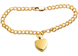Cremation Jewelry: Gold-Filled Double Link Bracelet- Pendant Sold Separately
