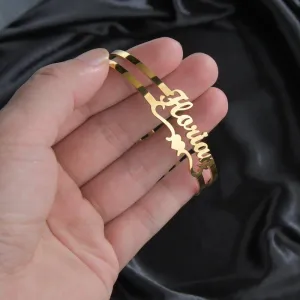 Customized Name Bangle Personalized Bracelets