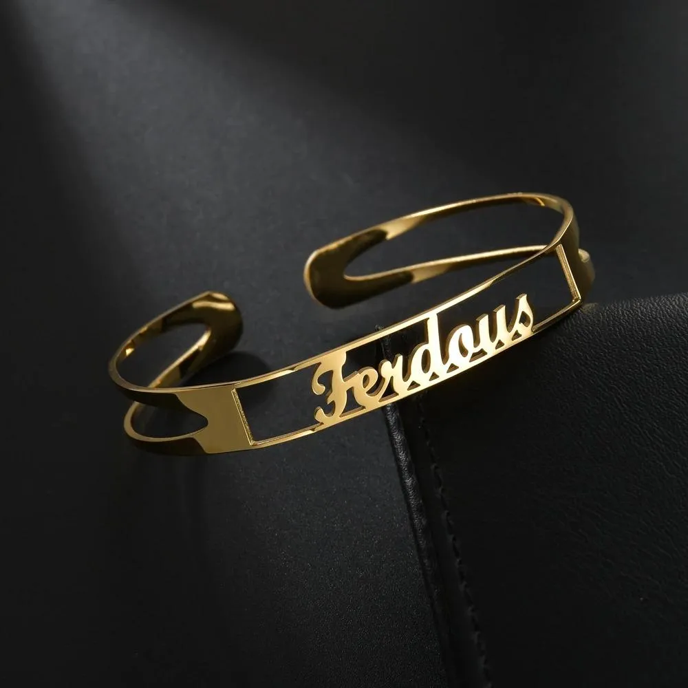 Customized Name Bangle Personalized Bracelets