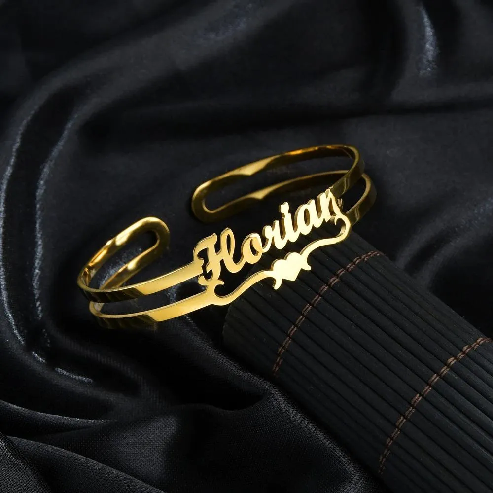 Customized Name Bangle Personalized Bracelets