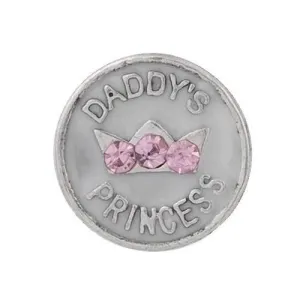 Daddys Princess Floating Charms For Glass Living Memory Lockets