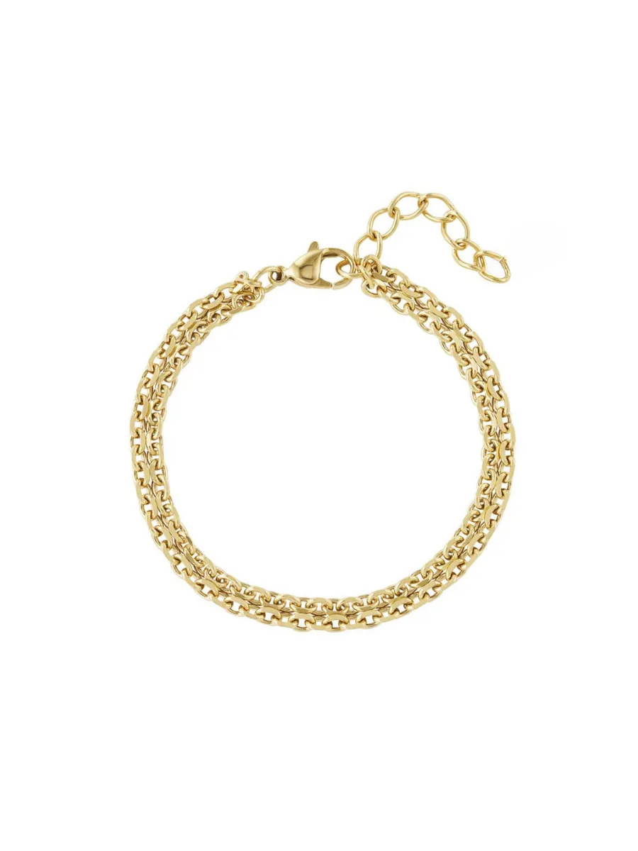 Demi bracelet - large mesh vintage French style