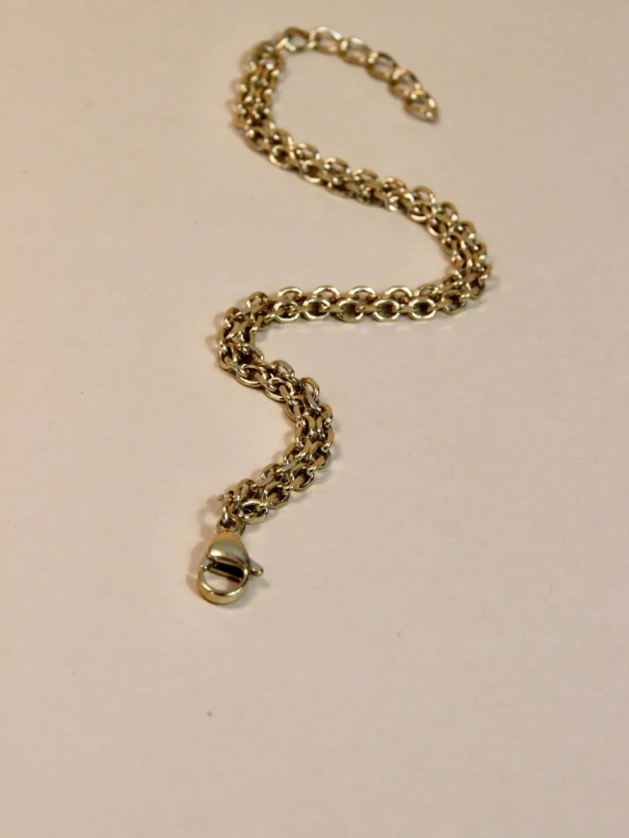 Demi bracelet - large mesh vintage French style