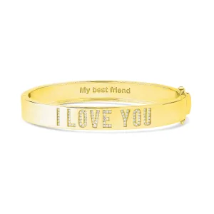 Diamond Personalized Bangle