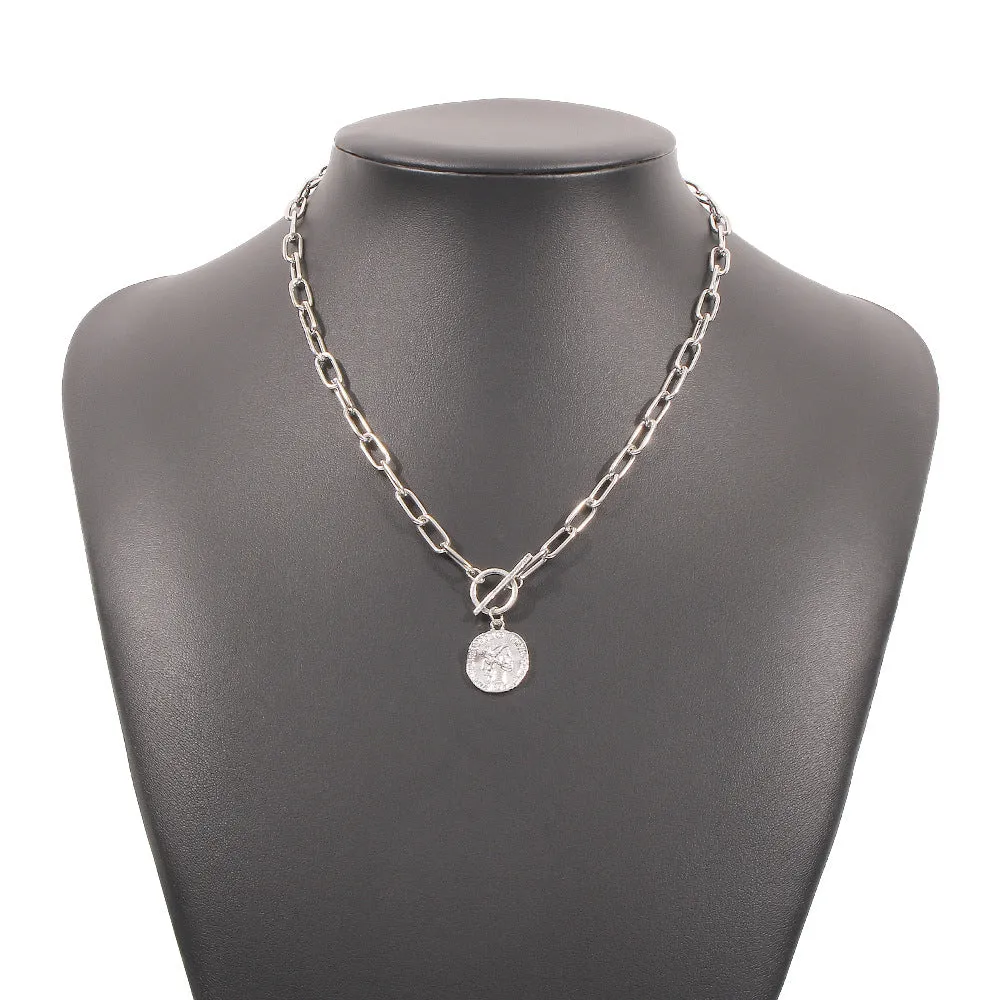 Disc Pendant Original Niche Design Necklace
