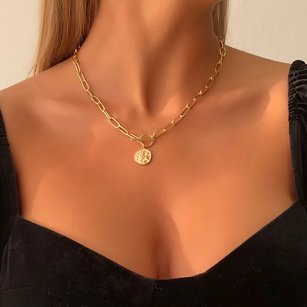 Disc Pendant Original Niche Design Necklace