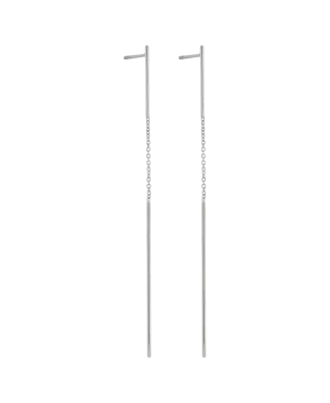 Double Stick Chain Earrings