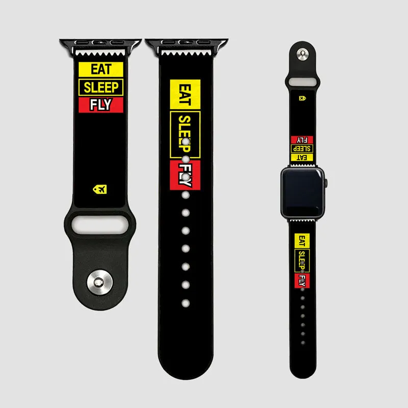 Eat Sleep Fly - Apple Watch Band