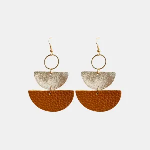 Geo Glam: Geometrical Shape Dangle Earrings - Modern Chic Elegance