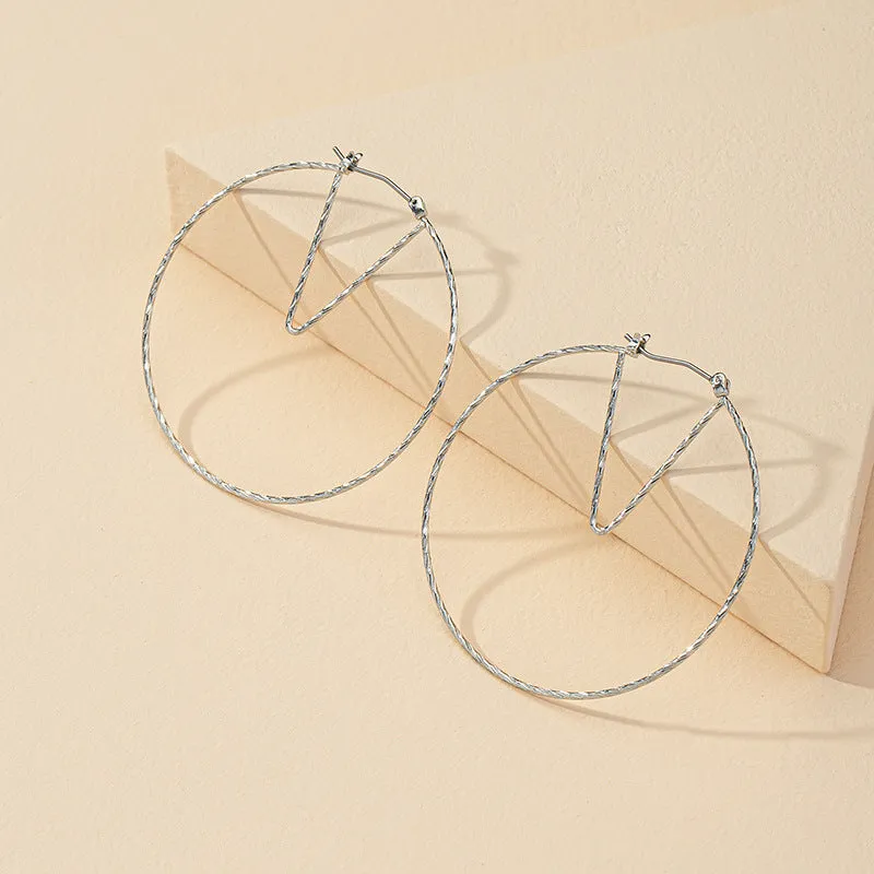 Geometric Circular Earrings - Vienna Verve Collection