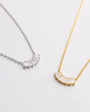 Half Baguette Necklace