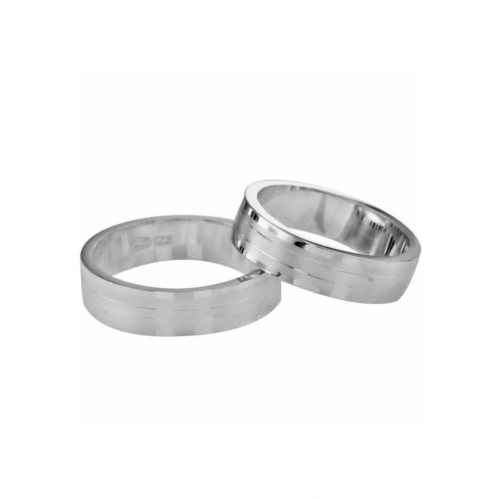 Haven 925 Sterling Silver Wedding Band Ring