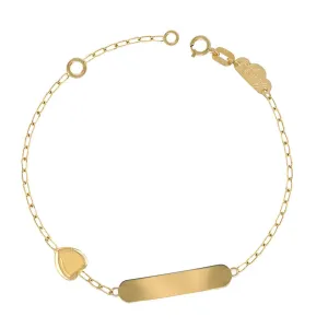 Heart Bracelet (Customizable)